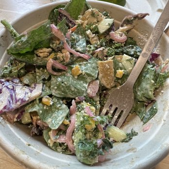 Just Salad - Crispy Chicken Poblano salad with grilled chicken instead - Salad Near Me - Hoboken, New Jersey