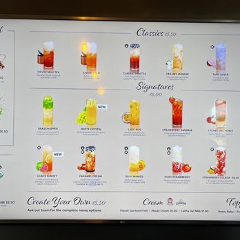 Teaspoon - Great menu selection. Try them all! - Bubble Tea Near Me - Las Vegas, Nevada Teaspoon - Great menu selection. Try them all! - Bubble Tea Near Me - Las Vegas, Nevada