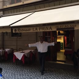 This is Mousaad - come visit his place. Great for outdoor eating on the quiet La Pigna square. This is Mousaad - come visit his place. Great for outdoor eating on the quiet La Pigna square.