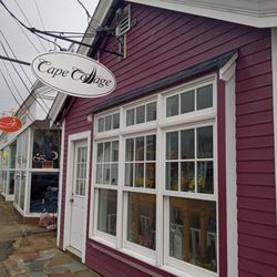 Cape Cottage - Our Beautiful little gift shop located acrross the street from the West Dennis Library.