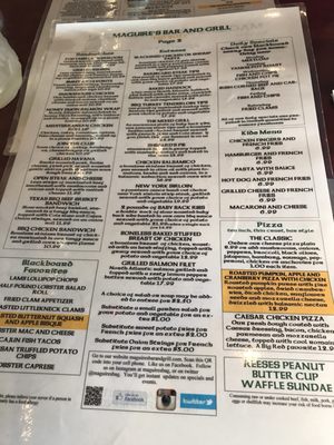 Menu photo 8 Maguire's Bar & Grille Easton, MA