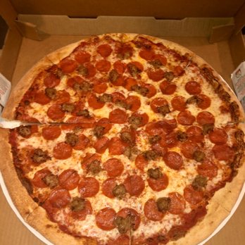 Pizza Hoss - NY Style pizza w/ pepperoni & sausage, delish!! - Pizza Near Me - Powell, Tennessee Pizza Hoss - NY Style pizza w/ pepperoni & sausage, delish!! - Pizza Near Me - Powell, Tennessee