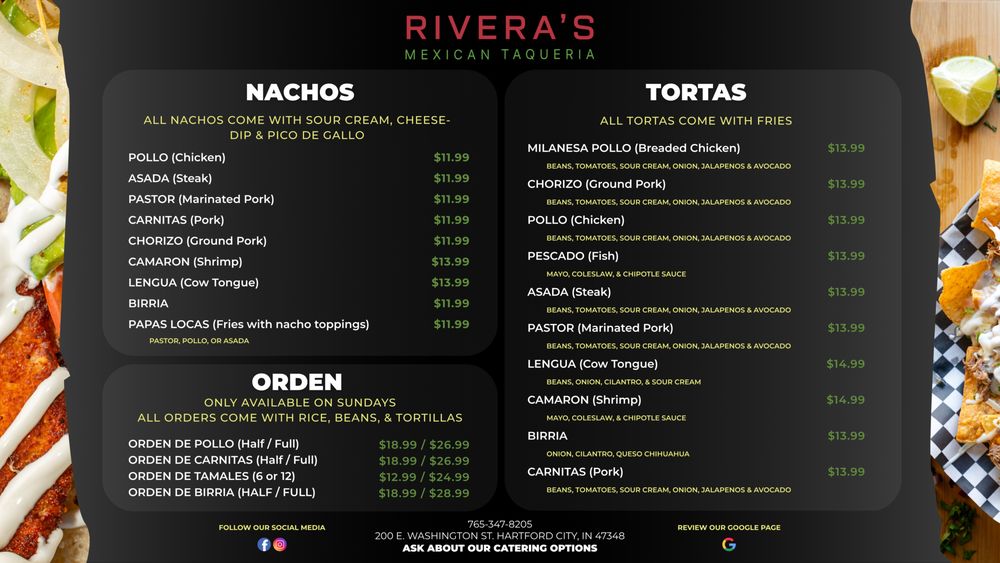 Rivera’s Mexican Taqueria