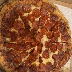 Pizza Hut - Pepperoni pizza with extra pepperoni