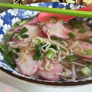 Mint Leaf Thai Cuisine - 50. Ba-Mee Moo Dang - Thai Near Me - Newport Beach, California