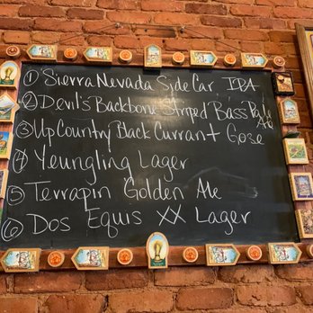 Summa Joes - a menu on a blackboard - New American Near Me - Anderson, South Carolina