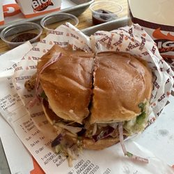 $10 Shaq chicken sandwich 3.5/5