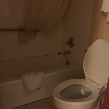 Rodeway Inn - Towel shoved in corner , was darkish in color , mold along back - Hotels Near Me - Galveston, Texas Rodeway Inn - Towel shoved in corner , was darkish in color , mold along back - Hotels Near Me - Galveston, Texas