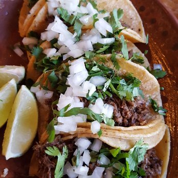 Casa Jacaranda - Cocina Mexicana - Five Barbacoa street tacos on corn tortillas. - Mexican Near Me - Venus, Texas Casa Jacaranda - Cocina Mexicana - Five Barbacoa street tacos on corn tortillas. - Mexican Near Me - Venus, Texas