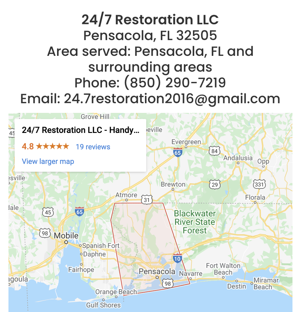Slide of 24/7 Restoration