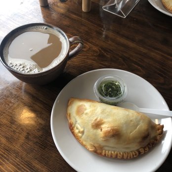 Cafe Guarani - Ham, egg, and cheese empanada and Yerba Mate tea - Cafes Near Me - Pacific Grove, California Cafe Guarani - Ham, egg, and cheese empanada and Yerba Mate tea - Cafes Near Me - Pacific Grove, California