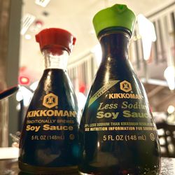 DaRuMa - Regular and low sodium soy sauce