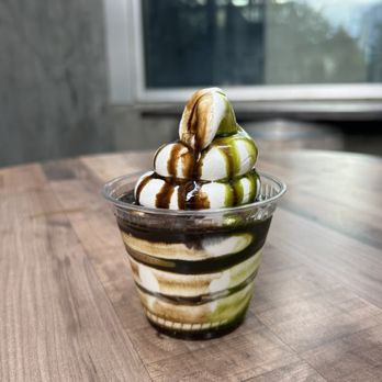 Baiten - Hojicha and matcha soft serve - Desserts Near Me - Seattle, Washington Baiten - Hojicha and matcha soft serve - Desserts Near Me - Seattle, Washington