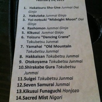 Far Bar - Sake tasting menu...loved #1, 2, 7 & 13 - Asian Fusion Near Me - Los Angeles, California Far Bar - Sake tasting menu...loved #1, 2, 7 & 13 - Asian Fusion Near Me - Los Angeles, California