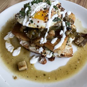 I Egg You - Hatch Green Chili Smothered Pork Belly - Breakfast & Brunch Near Me - Washington, DC, District of Columbia