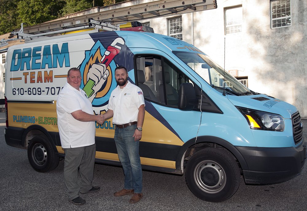 Slide of Dream Team - Plumbing, Heating, Cooling, & Electric