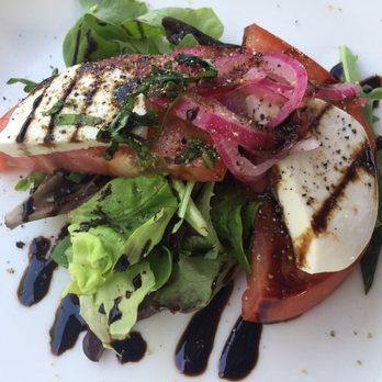 Bishop's Post - Caprese salad with local heirloom tomatoes, fresh mozzarella and aged balsamic - American Near Me - Chesterfield, Missouri Bishop's Post - Caprese salad with local heirloom tomatoes, fresh mozzarella and aged balsamic - American Near Me - Chesterfield, Missouri