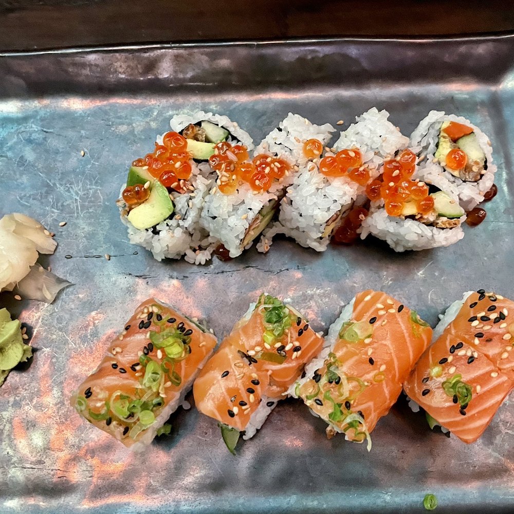 Blue Sushi Sake Grill - Salmon Skin Roll* Philadelphia* - Sushi Bars Near Me - Westwood, Kansas