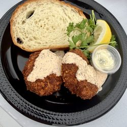 French Market Festival - Jazz Kitchen's crab cakes
