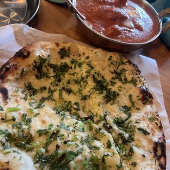 Apna Indian Kitchen - Garlic cheese naan - Indian Near Me - Santa Barbara, California