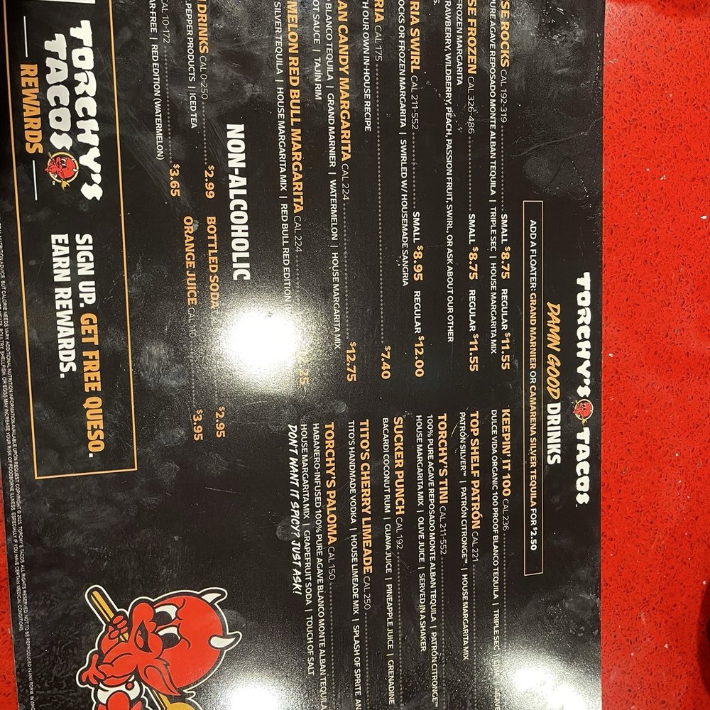 Torchy's Tacos - Drink Menu - Tex-Mex Near Me - Fishers, Indiana Torchy's Tacos - Drink Menu - Tex-Mex Near Me - Fishers, Indiana