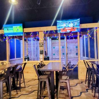 1UP Entertainment + Social - Axe throwing - Bowling Near Me - Carrollwood, Florida