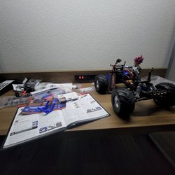 Dad's Toy Shop - Reading the manual and inspecting it.