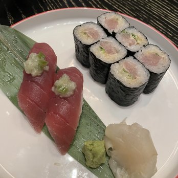 Nobu Chicago - 2 tuna & Spicy albacore cut sushi - Japanese Near Me - Chicago, Illinois Nobu Chicago - 2 tuna & Spicy albacore cut sushi - Japanese Near Me - Chicago, Illinois