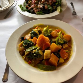 Cabana - Veggie curry, peek the disappointing octopus salad. - Latin American Near Me - Forest Hills, New York Cabana - Veggie curry, peek the disappointing octopus salad. - Latin American Near Me - Forest Hills, New York