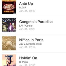 Arkadia - Ein Auszug aus der gestrigen Playlist. Hammer :-)