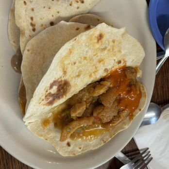Blue Moon Mexican Restaurant - Chicharrones en salsa & one carne guisada breakfast tacos... - Mexican Near Me - San Antonio, Texas Blue Moon Mexican Restaurant - Chicharrones en salsa & one carne guisada breakfast tacos... - Mexican Near Me - San Antonio, Texas