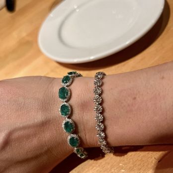 DeVons Jewelers - Fixed emerald and diamond bracelet - Watches Near Me - Stockton, California DeVons Jewelers - Fixed emerald and diamond bracelet - Watches Near Me - Stockton, California
