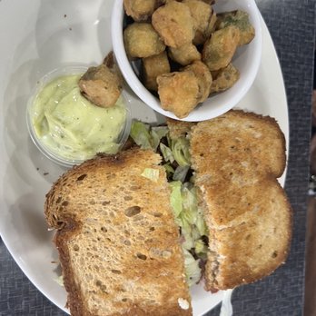 South Cobb Diner - FRIED GREEN BLT with okra - Southern Near Me - Austell, Georgia