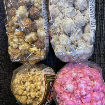 Popcorn Colonel - Milk chocolate caramel, White chocolate caramel, Caramel popcorn ball , cotton candy popcorn ball - Popcorn Shops Near Me - Great Falls, Montana Popcorn Colonel - Milk chocolate caramel, White chocolate caramel, Caramel popcorn ball , cotton candy popcorn ball - Popcorn Shops Near Me - Great Falls, Montana