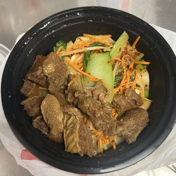 Ox 9 Lanzhou Handpulled Noodles - chili oil dry noodles with meat (to go/takeout - Soup Near Me - Santa Clara, California Ox 9 Lanzhou Handpulled Noodles - chili oil dry noodles with meat (to go/takeout - Soup Near Me - Santa Clara, California