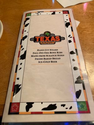 Menu photo 5 Texas Roadhouse Hollywood Park, TX