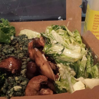 Nood Food - Delicious and healthy salad and almond date milk dinner... yummy... - Cafes Near Me - Hong Kong, HK