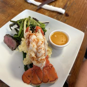 Casa Del Sol - Mother's Day special lobster tail and steak with mashed potatoes and asparagus! - Seafood Near Me - Fort Bragg, California Casa Del Sol - Mother's Day special lobster tail and steak with mashed potatoes and asparagus! - Seafood Near Me - Fort Bragg, California