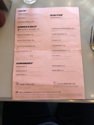 Menu photo 1 PNY BURGER FAUBOURG SAINT-DENIS Paris, 75 Menu photo 1 PNY BURGER FAUBOURG SAINT-DENIS Paris, 75