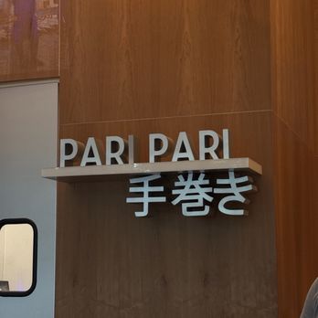 Pari Pari Handroll Bar - Signage - Japanese Near Me - Miami, Florida Pari Pari Handroll Bar - Signage - Japanese Near Me - Miami, Florida