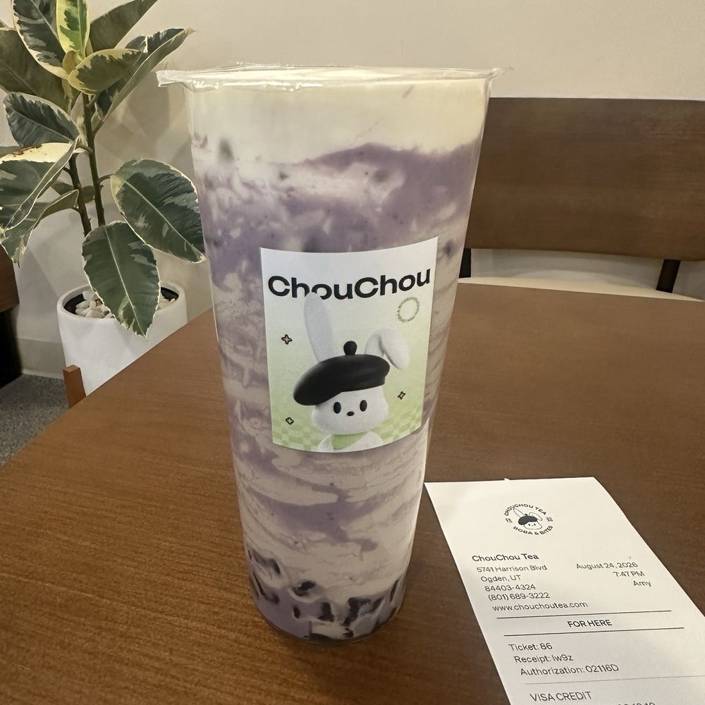 Chouchou Tea - Creamy Taro - Coffee & Tea Near Me - Ogden, Utah