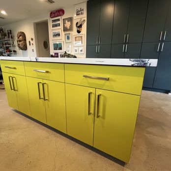 Painting Solutions Houston - Painted island inside and out - Painters Near Me