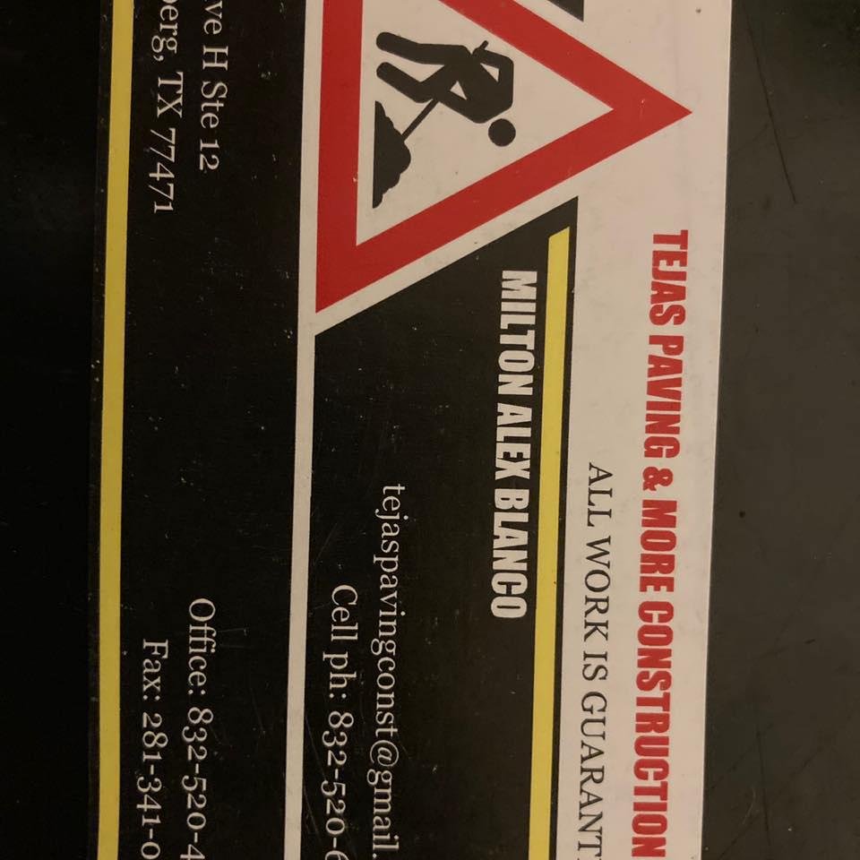 Slide of Tejas Paving and More Construction