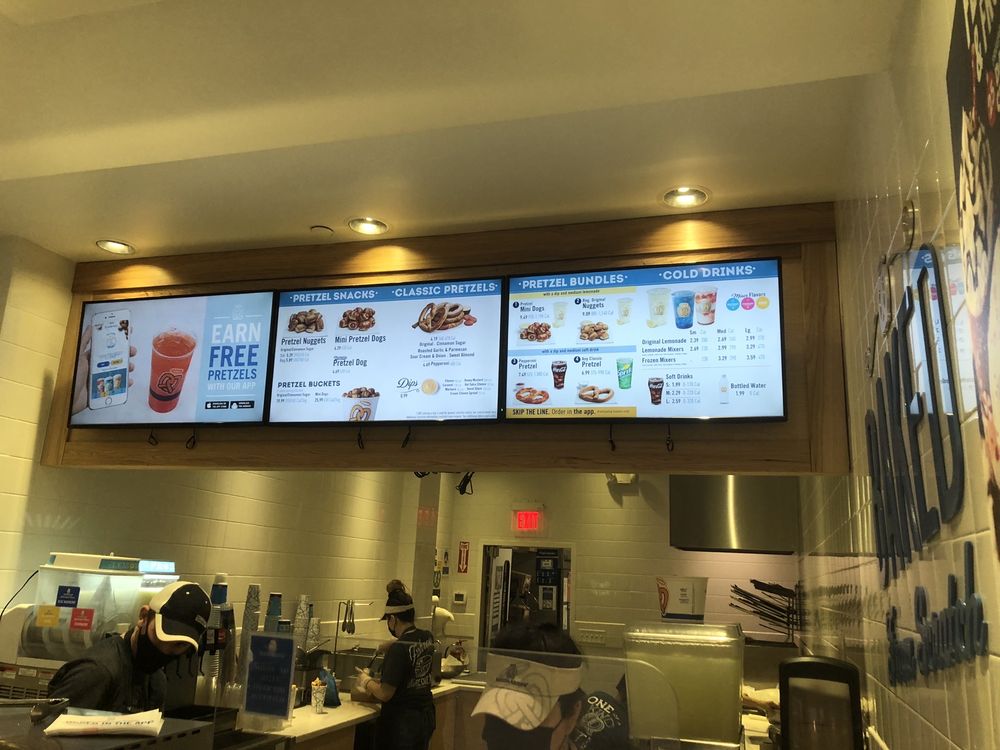 319 Woodfield Mall, Schaumburg, Illinois Pretzels Phone Number