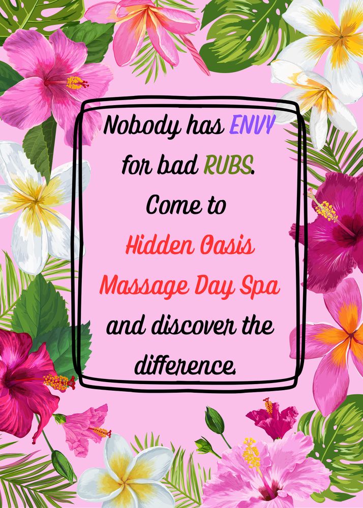 Hidden Oasis Massage Day Spa  Logo