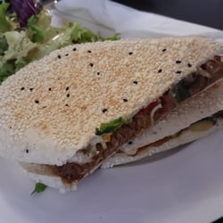 Waterstones - Panini in the cafe