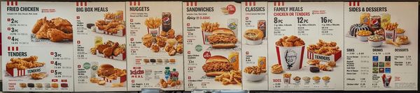 Menu photo 1 KFC Redmond, WA Menu photo 1 KFC Redmond, WA