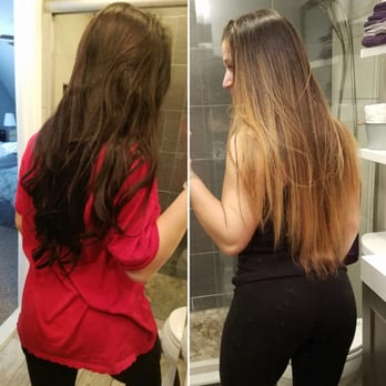 Salon O - Before and after, I love my new color!!!! - Hair Salons Near Me - Syosset, New York Salon O - Before and after, I love my new color!!!! - Hair Salons Near Me - Syosset, New York