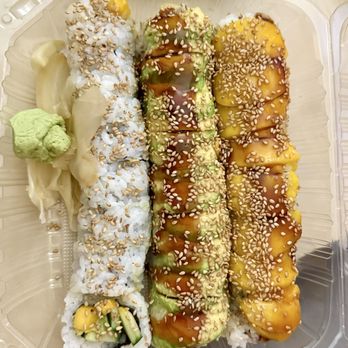 IV Sushi Togo - Deluxe Pumpkin Roll- Sweet Potato Roll- Three brother roll - Sushi Bars Near Me - Danville, California