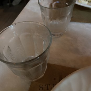 Strada In The Grove - Empty glasses entire dinner - Italian Near Me - Miami, Florida Strada In The Grove - Empty glasses entire dinner - Italian Near Me - Miami, Florida